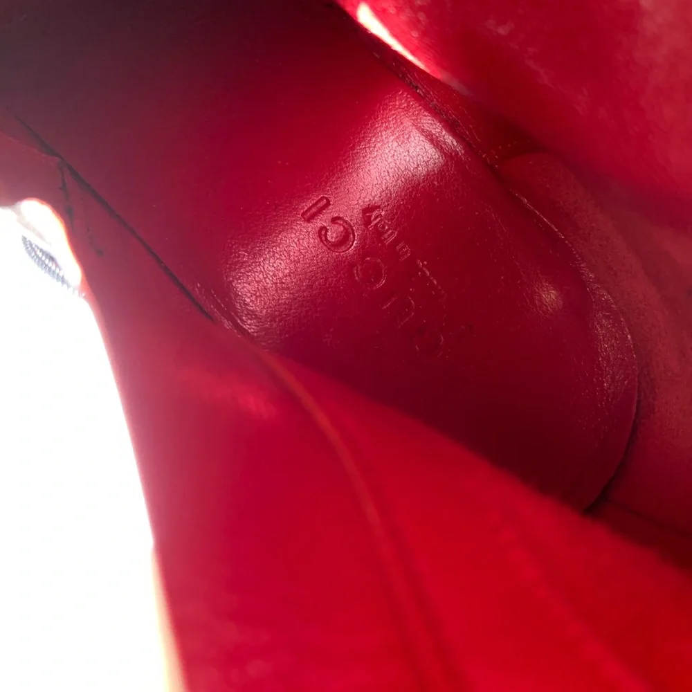 Gucci Patent horse bit tall boots - Picture 3 of 16